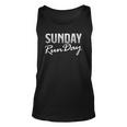 Funny Running With Saying Sunday Runday Unisex Tank Top
