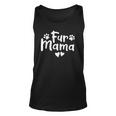 Fur Mama Paw Floral Design Dog Mom Mothers Day Unisex Tank Top