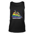 Gay Pride Sailboat Lgbt Lgbtq Rainbow Flag Unisex Tank Top