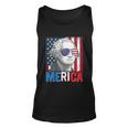 George Washington 4Th Of July Merica Men Women American Flag Unisex Tank Top