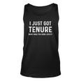 Gifts For Tenure Tenured Professor Congratulations Tenure Men Women Tank Top Graphic Print Unisex