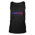 Girl Dad Hashtag Outnumbered Funny Fathers Day Gift Unisex Tank Top