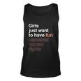 Girls Just Want To Have Fundamental Human Rights Feminist Unisex Tank Top