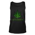 Go Green Medical Marijuana Weed Unisex Tank Top