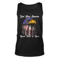 God Bless America Land That I Love Us Flag Funny 4Th Of July Unisex Tank Top