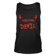 Handsome Devil Blood Horns Halloween Night Party Costume Unisex Tank Top