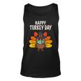 Happy Turkey Day Funny Thanksgiving 2021 Autumn Fall Season V2 Unisex Tank Top