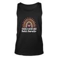 Having A Weird Mom Builds Character Cheetah Rainbow Vintage Unisex Tank Top