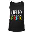 Hello Pre KTeacher Back To School Unisex Tank Top