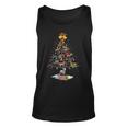 Horse Tree Christmas Candy Cane Unisex Tank Top