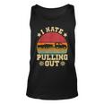 I Hate Pulling Out Sarcastic Boating Fishing Watersport  Men Women Tank Top Graphic Print Unisex