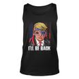 Ill Be Back Trump 2024 Usa Flag Patriotic 4Th Of July Gift Unisex Tank Top
