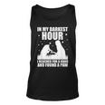 In My Darkest Hour I Reached For A Hand And Found A Paw Unisex Tank Top