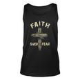 Jesus Christ Cross Faith Over Fear Tshirt Unisex Tank Top