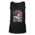 Jesus Is My Savior Welding Christian For 4Th Of July Unisex Tank Top