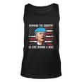 Joe Biden Falling Off His Bicycle Funny Biden Falls Off Bike V3 Unisex Tank Top