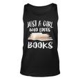 Just A Girl Who Loves Books Readers Unisex Tank Top