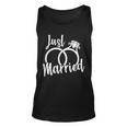 Just Married Ring Logo Unisex Tank Top