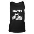 Lawyer By Day Cat Dad By Night Unisex Tank Top