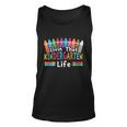 Livin That Kindergarten Life Back To School Unisex Tank Top