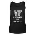 M R Ducks M R Not O S M R C M Wings Duck Lover Funny Duck Unisex Tank Top