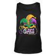 Mardi GrasMardi Gras 2022 Beads Mask Feathers Men Women Tank Top Graphic Print Unisex