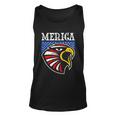 Merica 4Th Of July American Flag Bald Eagle Mullet 4Th July Gift Unisex Tank Top