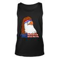 Merica Bald Eagle Retro Usa Flag V2 Unisex Tank Top