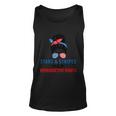 Messy Bun American Flag Stars Stripes Reproductive Rights Gift Unisex Tank Top