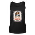 Messy Bun Bleached Pumpkin Spice And Reproductive Rights Cute Gift Unisex Tank Top