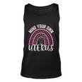 Mind Your Own Uterus Rainbow 1973 Pro Roe Unisex Tank Top