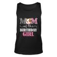 Mom Of The Birthday Girl Tee Farm Cow Mommy Mama St Unisex Tank Top