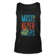 Music Never Sleeps Unisex Tank Top