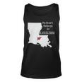 My Heart Belongs In Louisiana Graphic Design Printed Casual Daily Basic Unisex Tank Top