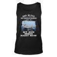 My Son Is On Uss Ronald Reagan Cvn Unisex Tank Top