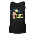 No Cookies Just Cocktails Funny Santa Christmas In July Unisex Tank Top