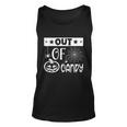 Out Of Candy Halloween Quote Unisex Tank Top