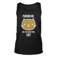 Pardon Me Are You Aaron Purr Sir Unisex Tank Top