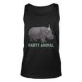 Party Animal Hippo Birthday Hippo Birthday Unisex Tank Top