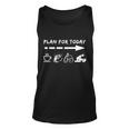 Plan For Today Coffee Fishing Beer Sex Tshirt Unisex Tank Top