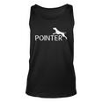 Pointer Dog Jumping Unisex Tank Top