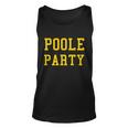 Poole Party Michigan Unisex Tank Top