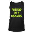 Pretend Im A Cockatoo Funny Halloween Party Costume Gift Men Women Tank Top Graphic Print Unisex