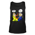 Pythagoras Vs Einstein Funny Math Science Tshirt Unisex Tank Top