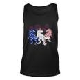 Red White Blue Trex Firework 4Th Of July Graphic Plus Size Shirt For Men Women Unisex Tank Top