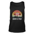 Retro Feminist Movement Grow A Pair Ovaries Unisex Tank Top