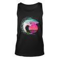 Retro Surfer Shark Wave Unisex Tank Top