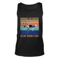 Running The Coutry Is Like Riding A Bike Joe Biden Vintage Funny Biden Unisex Tank Top