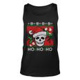 Santa Skull Candy Cane Ugly Christmas Sweater T-Shirt Graphic Design Printed Casual Daily Basic Unisex Tank Top Santa Skull Candy Cane Ugly Christmas Sweater T-Shirt Graphic Design Printed Casual Daily Basic Unisex Tank Top