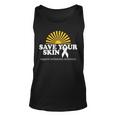 Save Your Skin Melanoma Awareness Unisex Tank Top Save Your Skin Melanoma Awareness Unisex Tank Top